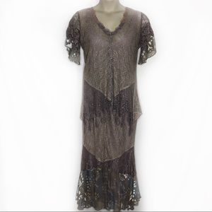 Spencer Alexis Crochet Lace Top/Skirt Set